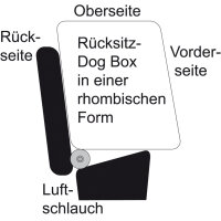 TAMI Backseat XS – Faltbare Rücksitz-Hundebox mit Airbag-Funktion