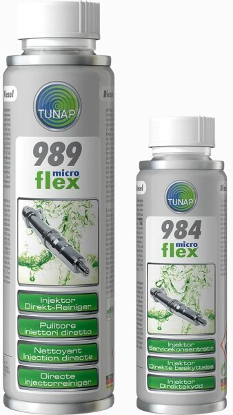 TUNAP 989 984 - Komplettes Additiv-Set zur Reinigung von Dieseleinspritzsystemen
