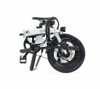 EOVOLT City 4 Speed E-Faltrad 16 Zoll mit 5 Unterstützungsstufen 250W 4 Gänge (Weiß)